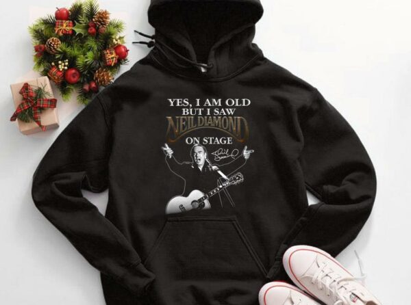 Premium Neil Diamond Shirt, I Am old But I Saw Neil Diamond On Stage Shirt 4
