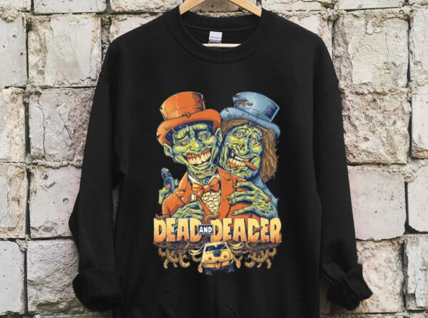 The Best Dumb and Dumber Zombie Dead and Deader Shirt, Dumb and Dumber Shirt, Dead and Deader Shirt 3