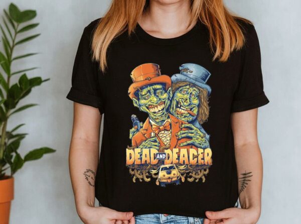 The Best Dumb and Dumber Zombie Dead and Deader Shirt, Dumb and Dumber Shirt, Dead and Deader Shirt 4