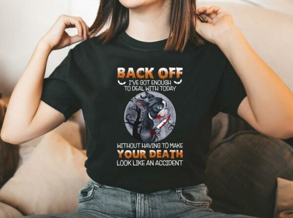 Vintage Chihuahua Michael myers Halloween Shirt, Chihuahua Back Off I've Got Enough Shirt 2