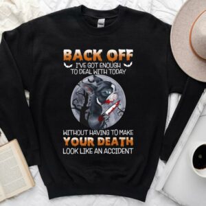 Vintage Chihuahua Michael myers Halloween Shirt, Chihuahua Back Off I've Got Enough Shirt 6