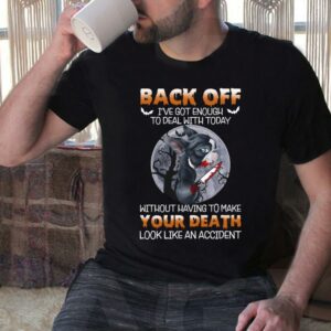 Vintage Chihuahua Michael myers Halloween Shirt, Chihuahua Back Off I've Got Enough Shirt 7