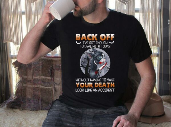Vintage Chihuahua Michael myers Halloween Shirt, Chihuahua Back Off I've Got Enough Shirt 4