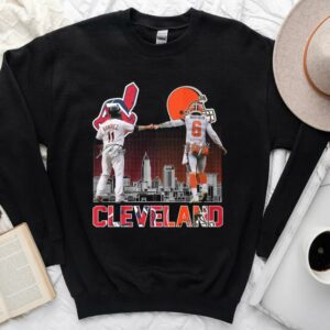 Vintage Cleveland Indians Ramirez And Cleveland Browns Mayfield Shirt, Jose Ramirez and Baker Mayfield Shirt 6