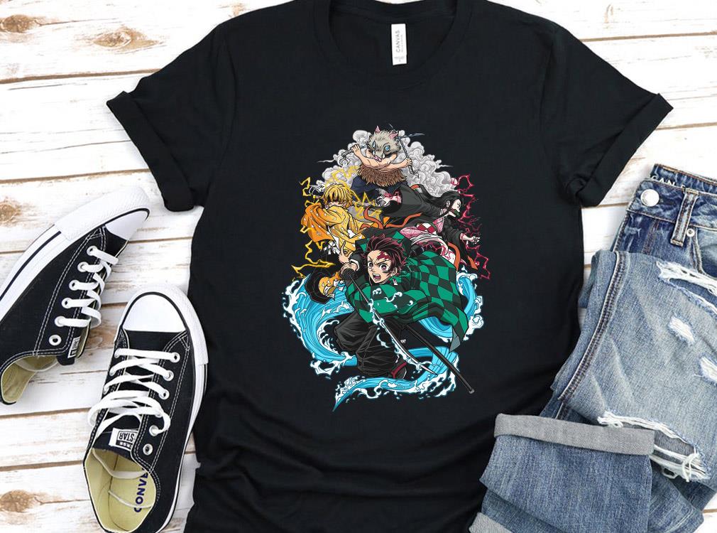 Vintage Demon Slayer Kimetsu no Yaiba Shirt, Tanjiro Kamado and Friends Shirt, Demon Slayer Character Shirt 10 Vintage Demon Slayer Kimetsu no Yaiba Shirt, Tanjiro Kamado and Friends Shirt, Demon Slayer Character Shirt