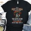 Vintage I'm A Grumpy Old Woman Shirt, I'm Too Old To Fight Too Slow to Run Shirt, I'll Just Shoot you And Be Done With It Shirt 8