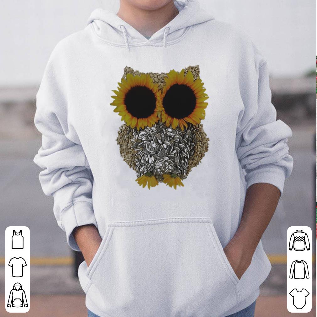 Owl Made Of Sunflower Seeds shirt 4 - Owl Made Of Sunflower Seeds shirt