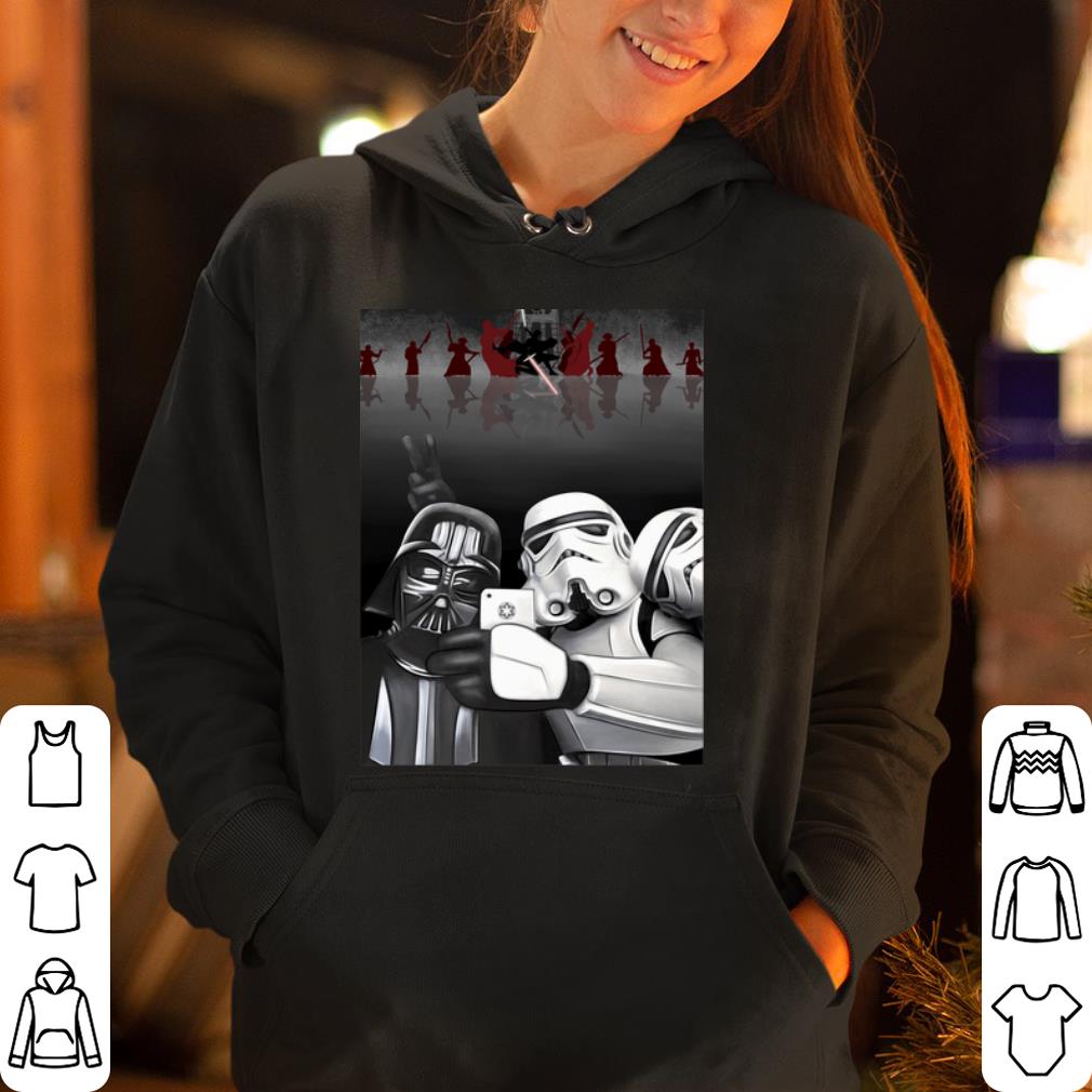 Star Wars Darth Vader and stormtroopers take a selfie shirt 4 - Star Wars Darth Vader and stormtroopers take a selfie shirt