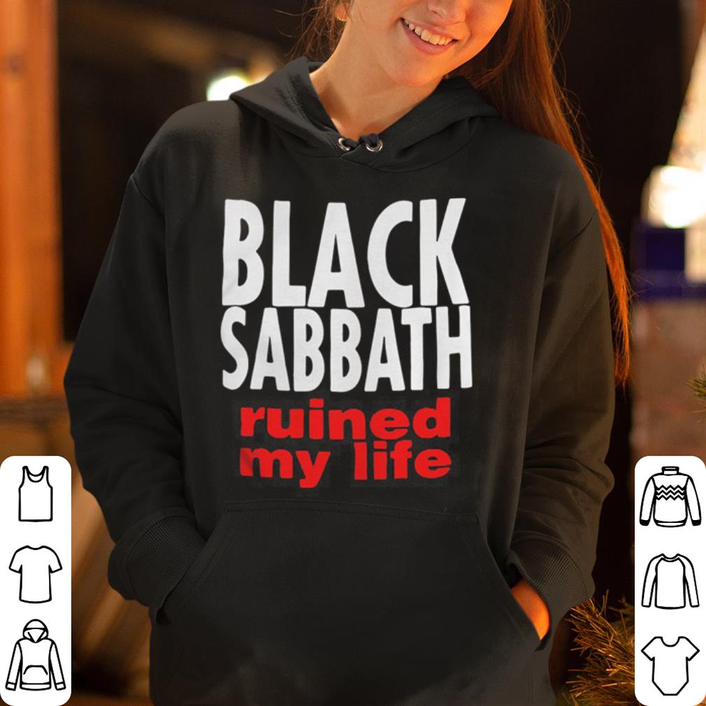 Vintage 1990s Black Sabbath Ruined My Life shirt 4 - Vintage 1990s Black Sabbath Ruined My Life shirt
