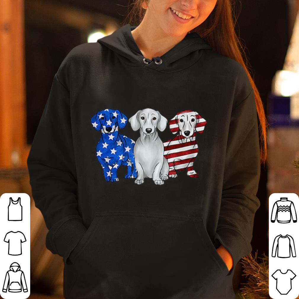 Dachshunds american flag shirt 4 - Dachshunds american flag shirt