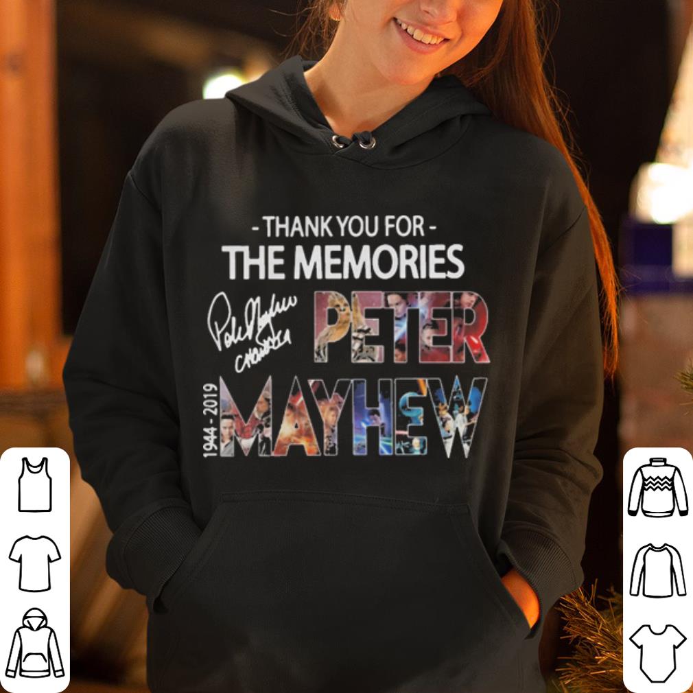 Thank You For The Memories Peter Mayhew 1944 2019 Signature shirt 4 - Thank You For The Memories Peter Mayhew 1944 2019 Signature shirt