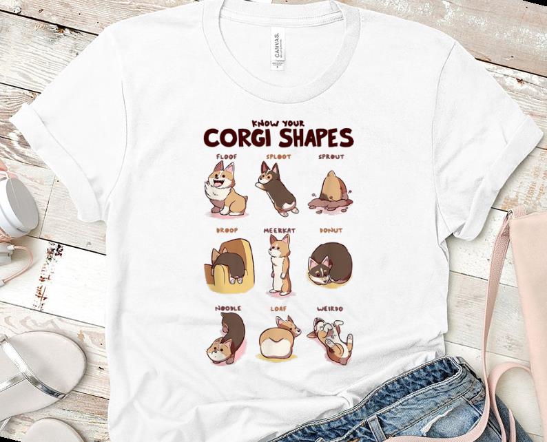 Awesome Know Your Corgi Shapes shirt 1 - Awesome Know Your Corgi Shapes shirt