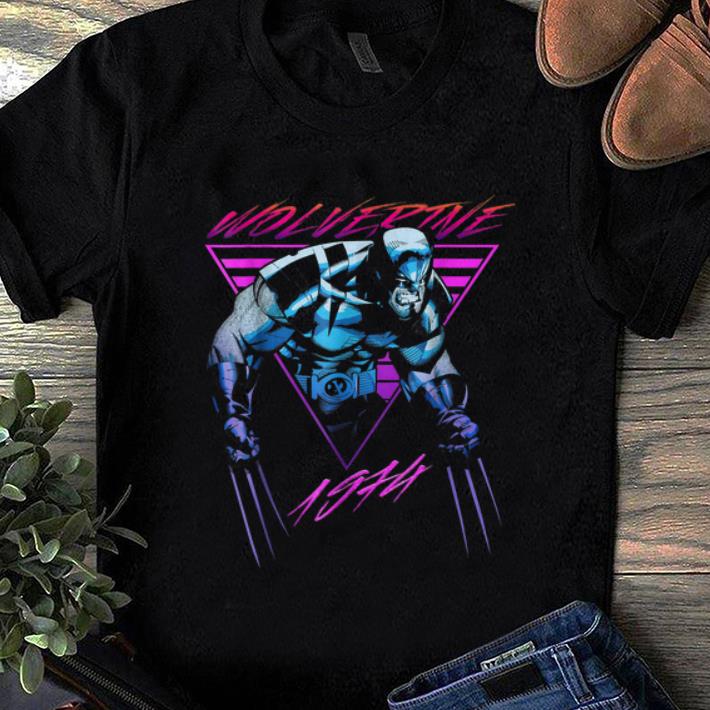 Awesome Marvel X Men Wolverine Neon Retro shirt 1 - Awesome Marvel X-Men Wolverine Neon Retro shirt