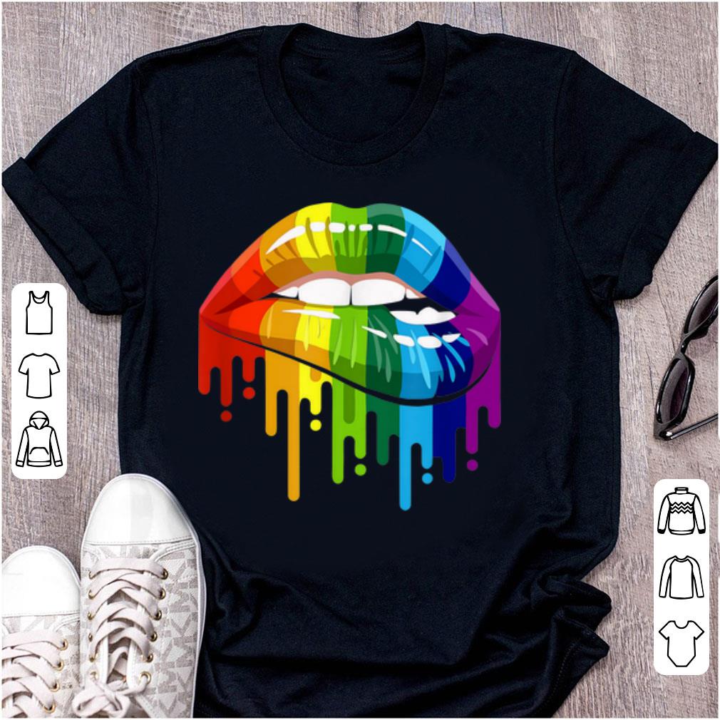 Awesome Rainbow Lip LGBT Gay Lesbian Pride shirt 1 - Awesome Rainbow Lip LGBT Gay Lesbian Pride shirt