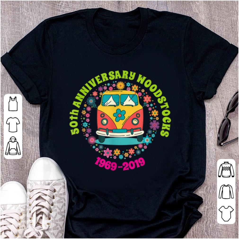 Nice Woodstocks 50th Anniversary Peace Bus 1969 2019 shirt 1 - Nice Woodstocks 50th Anniversary Peace Bus 1969 2019 shirt