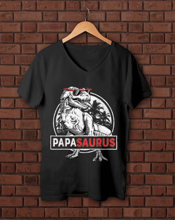 Official T rex Papa Saurus Dinosaur Sunglass shirt 1 - Official T rex Papa Saurus Dinosaur Sunglass shirt