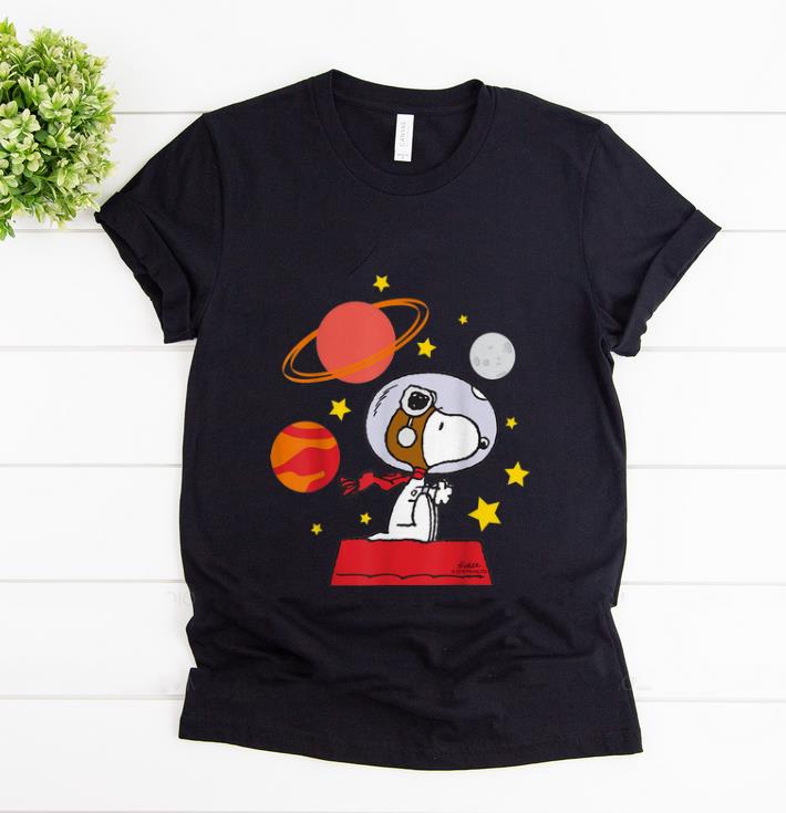 Original Peanuts Snoopy Space Pilot Mars Moon And Saturn shirt 1 - Original Peanuts Snoopy Space Pilot Mars, Moon And Saturn shirt