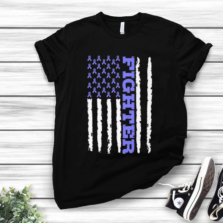 Premium Fighter Cancer Awareness American Flag shirt 1 - Premium Fighter Cancer Awareness American Flag shirt