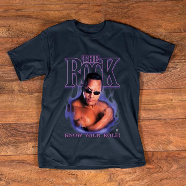 Pretty The Rock Know Your Role WWE shirt 1 - Pretty The Rock Know Your Role WWE shirt