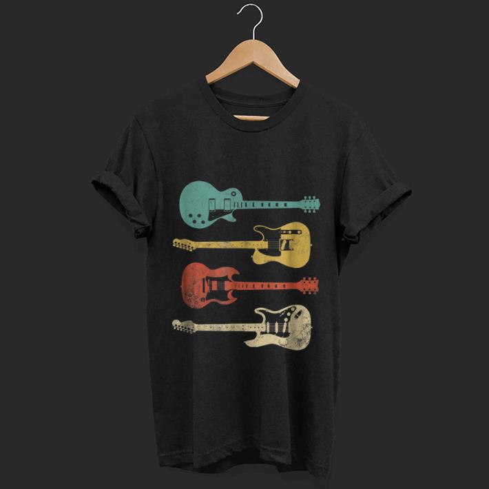 Pretty Vintage Electric Guitar Distressed shirt 1 - Pretty Vintage Electric Guitar Distressed shirt