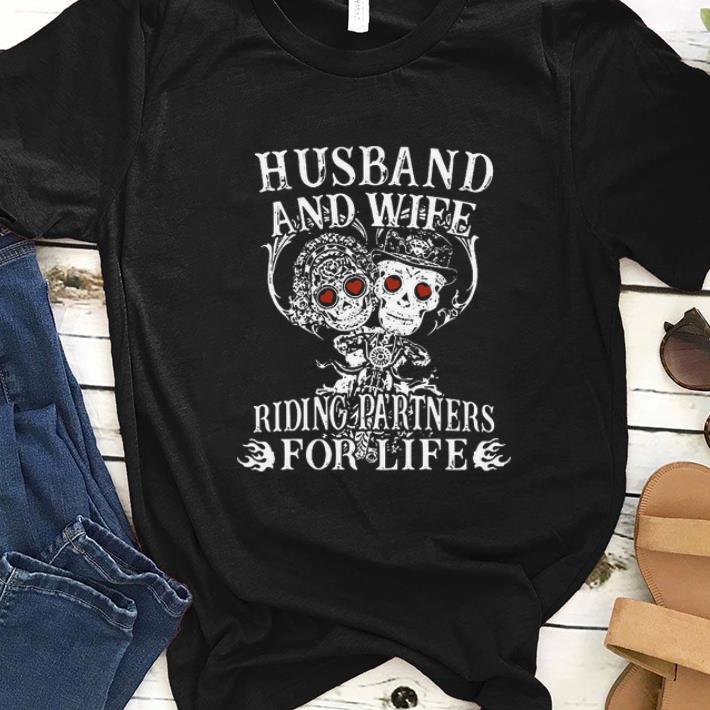 Top Husband And Wife Riding Partners For Life shirt 1 - Top Husband And Wife Riding Partners For Life shirt