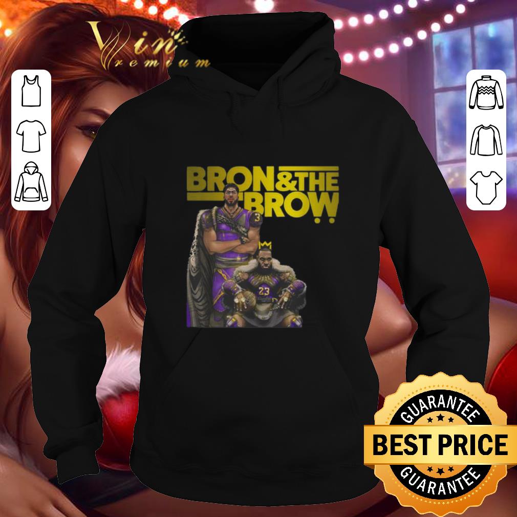 Best LeBron James Bron The Brow Anthony Davis Lakers shirt 4 - Best LeBron James Bron & The Brow Anthony Davis Lakers shirt