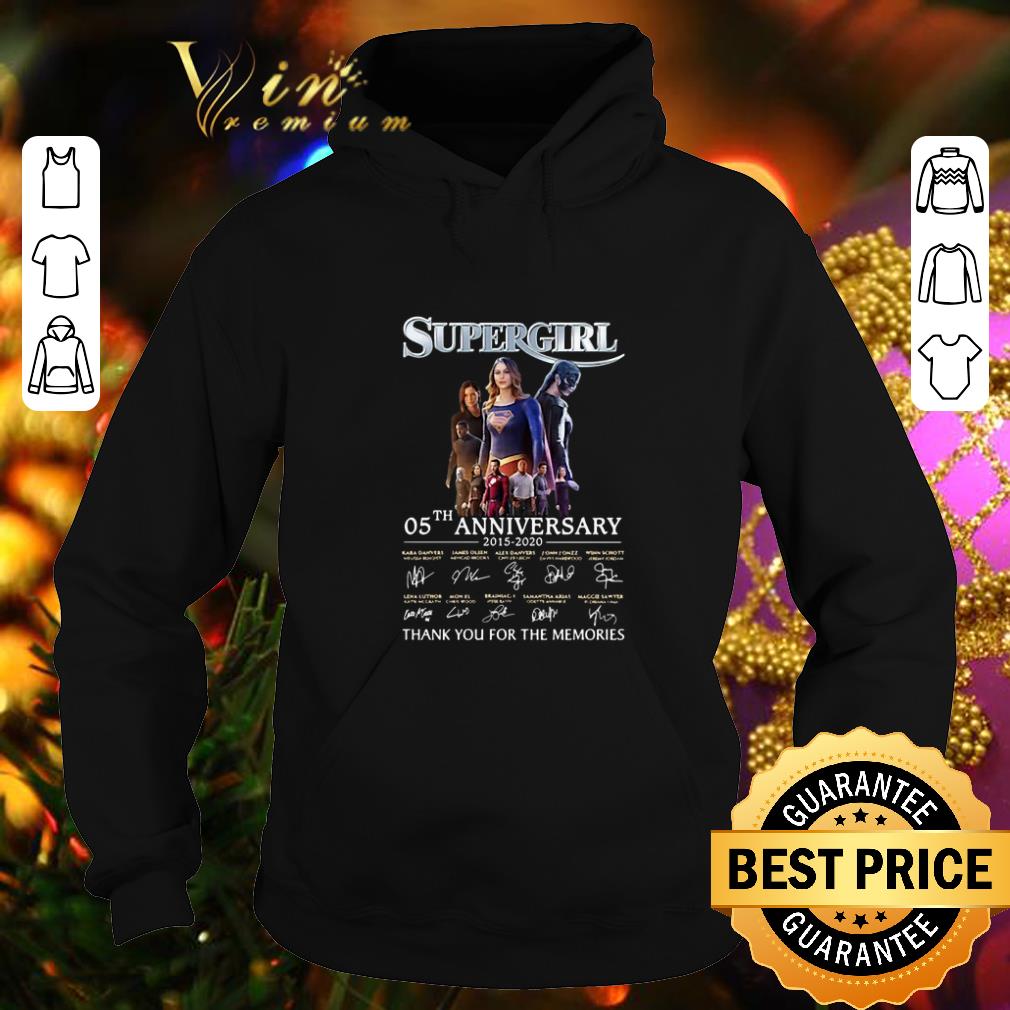 Pretty Supergirl 05th anniversary 2015-2020 thank you for the memories shirt Pretty Supergirl 05th anniversary 2015 2020 thank you for the memories shirt 4 - Pretty Supergirl 05th anniversary 2015-2020 thank you for the memories shirt