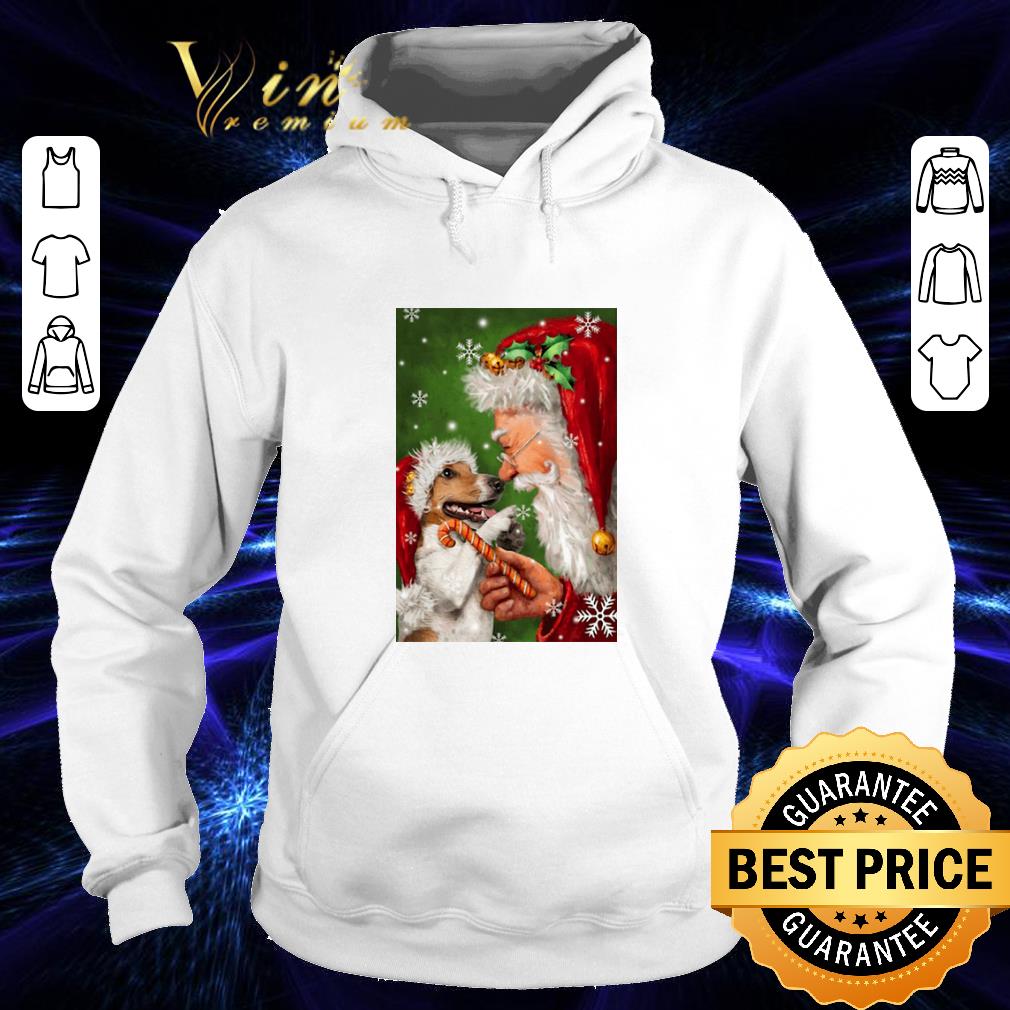 Awesome Jack Russell Smile With Santa Christmas shirt 4 - Awesome Jack Russell Smile With Santa Christmas shirt