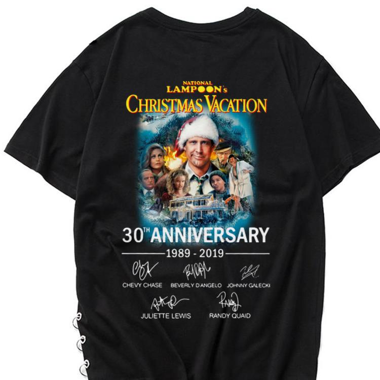 Hot 30th Anniversary Signatures National Lampoon s Christmas Vacation shirt 1 - Hot 30th Anniversary Signatures National Lampoon's Christmas Vacation shirt