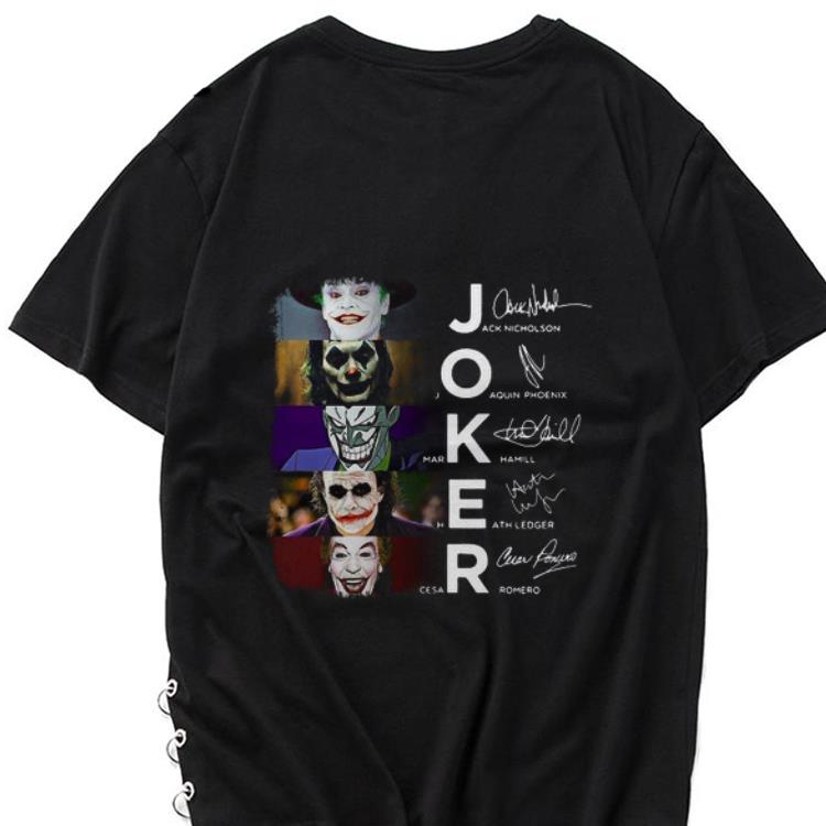 Hot Joker Jack Nicholson Joaquin Phoenix Mark Hamill Heath Ledger Cesar Romero shirt 1 - Hot Joker Jack Nicholson Joaquin Phoenix Mark Hamill Heath Ledger Cesar Romero shirt