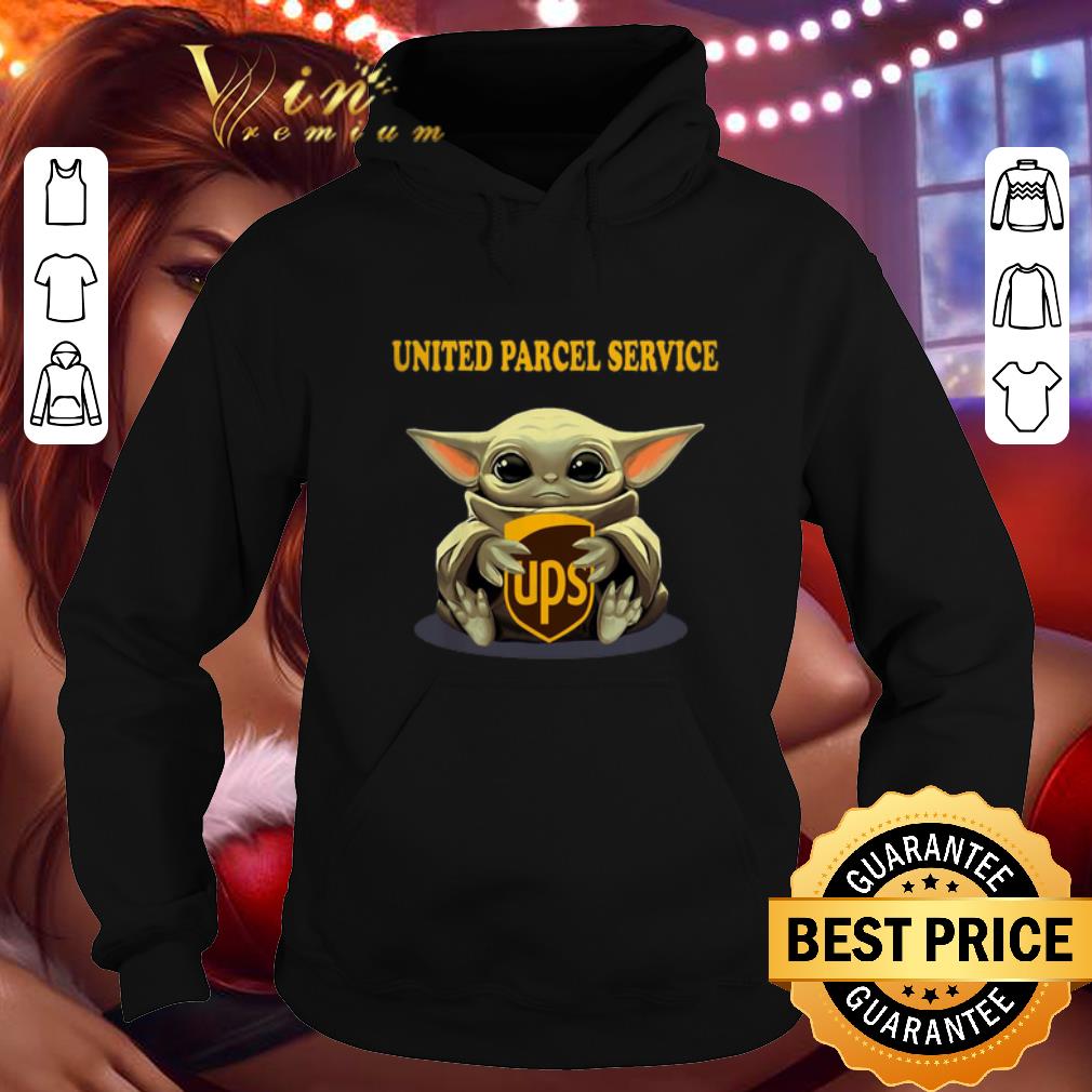 Awesome Baby Yoda Hug United Parcel Service Star Wars Mandalorian shirt 4 - Awesome Baby Yoda Hug United Parcel Service Star Wars Mandalorian shirt