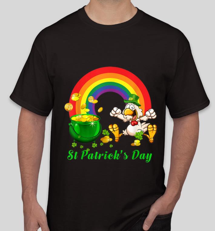 Awesome Chicken St Patricks Day Rainbow Chicken Lover shirt 4 - Awesome Chicken St Patricks Day Rainbow Chicken Lover shirt