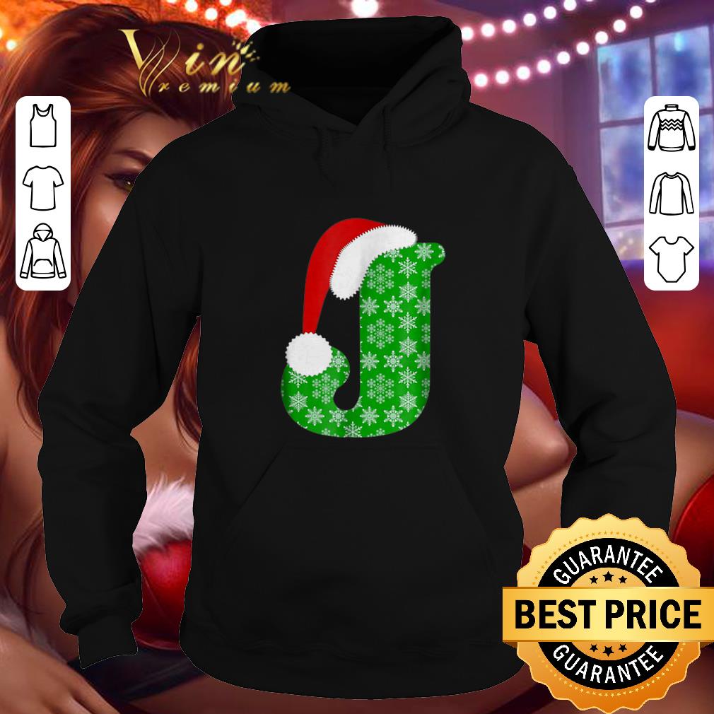 Awesome Christmas Santa Hat Monogram Letter J Holiday Gift shirt 4 - Awesome Christmas Santa Hat Monogram Letter J Holiday Gift shirt