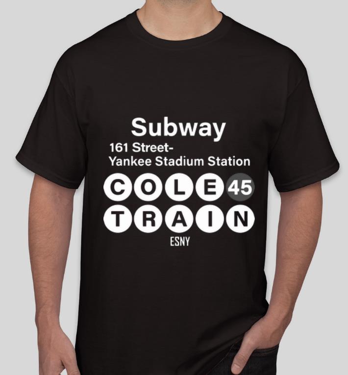 Beautiful Subway 161 Street Yankee Stadium Station Cole 45 Train Esny shirt 4 - Beautiful Subway 161 Street Yankee Stadium Station Cole 45 Train Esny shirt