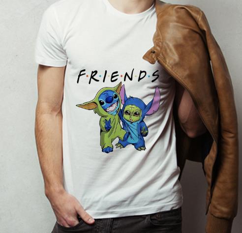 Hot Friends Stitch And Baby Yoda shirt 4 - Hot Friends Stitch And Baby Yoda shirt