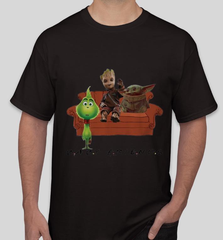 Original Baby Friends Baby Yoda Baby Groot And Baby Grinch shirt 4 - Original Baby Friends Baby Yoda Baby Groot And Baby Grinch shirt