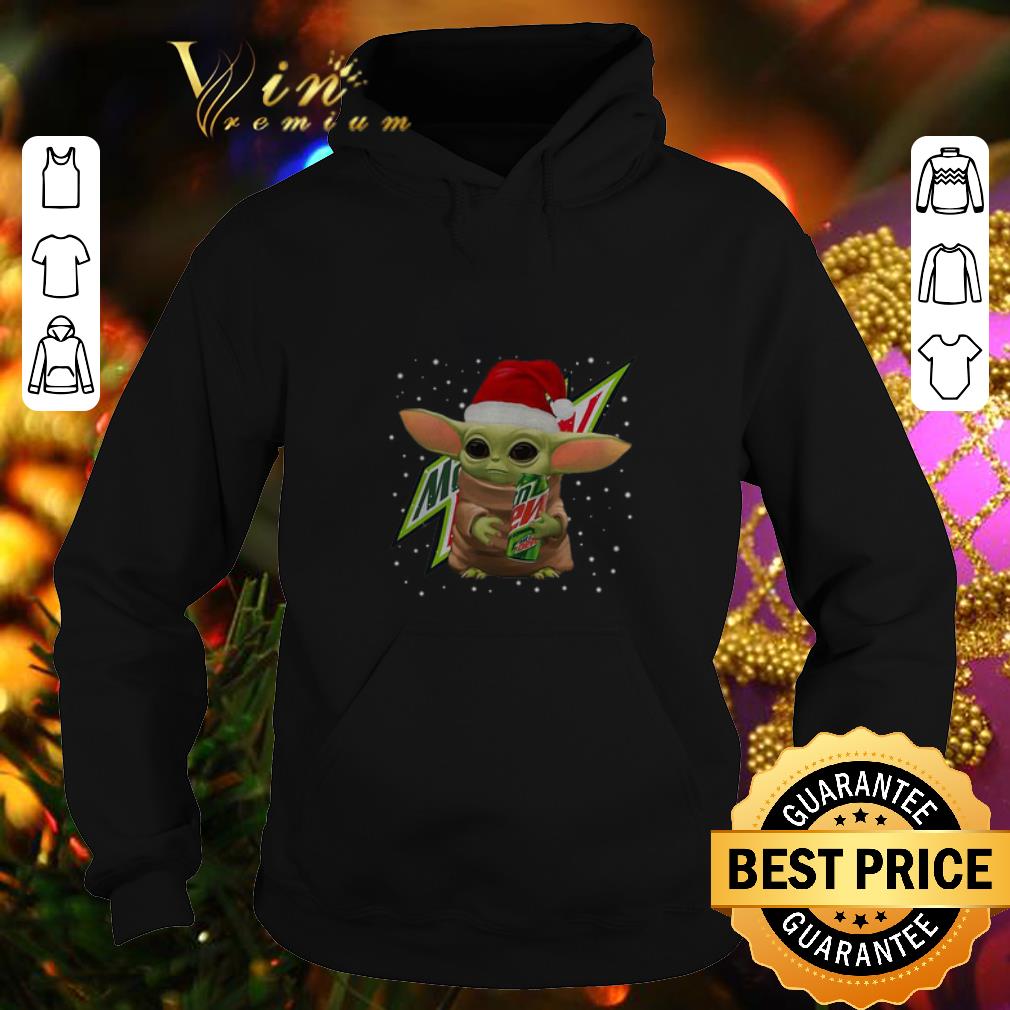 Pretty Baby Yoda Hug Mountain Dew Christmas shirt 4 - Pretty Baby Yoda Hug Mountain Dew Christmas shirt