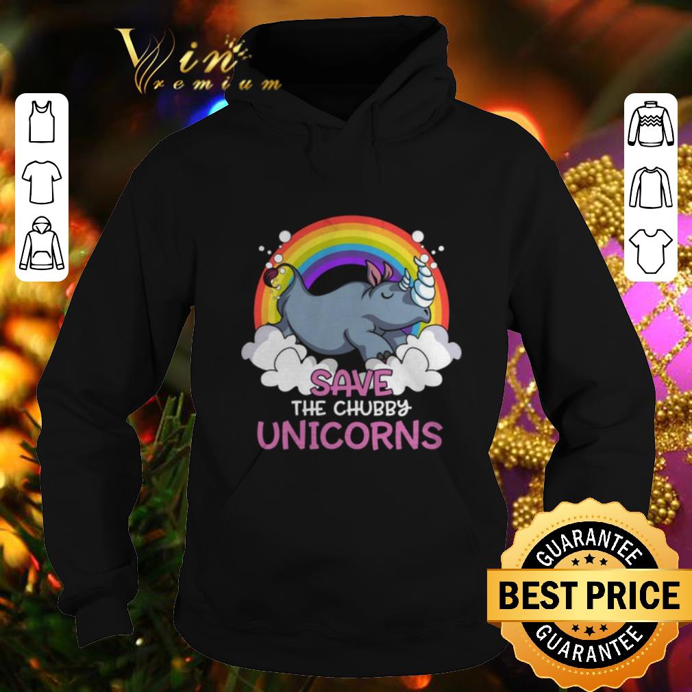 Pretty Rhino save the chubby unicorns rainbow shirt 4 - Pretty Rhino save the chubby unicorns rainbow shirt