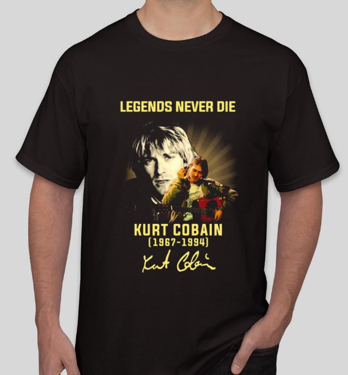 Awesome Legends Never Die Kurt Cobain 1967 1994 signature shirt 4 - Awesome Legends Never Die Kurt Cobain 1967-1994 signature shirt