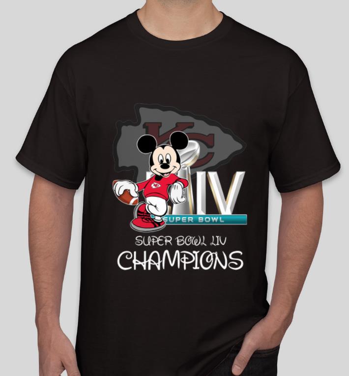 Hot Mickey Mouse Kansas City Chiefs Super Bowl LIV Champions shirt 4 - Hot Mickey Mouse Kansas City Chiefs Super Bowl LIV Champions shirt