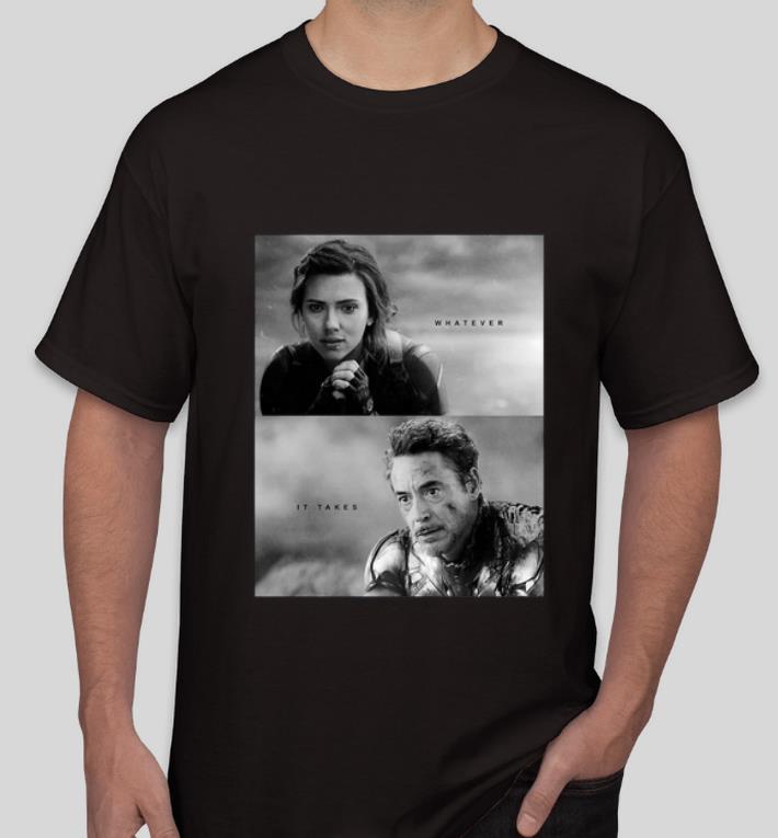 Original Black Widow And Iron Man Whatever It Takes shirt 4 - Original Black Widow And Iron Man Whatever It Takes shirt