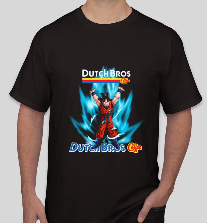 Premium Son Goku Dutch Bros coffee shirt 4 - Premium Son Goku Dutch Bros coffee shirt