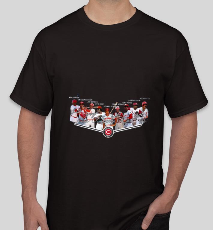 Pretty Cincinnati Reds Legends signature shirt 4 - Pretty Cincinnati Reds Legends signature shirt