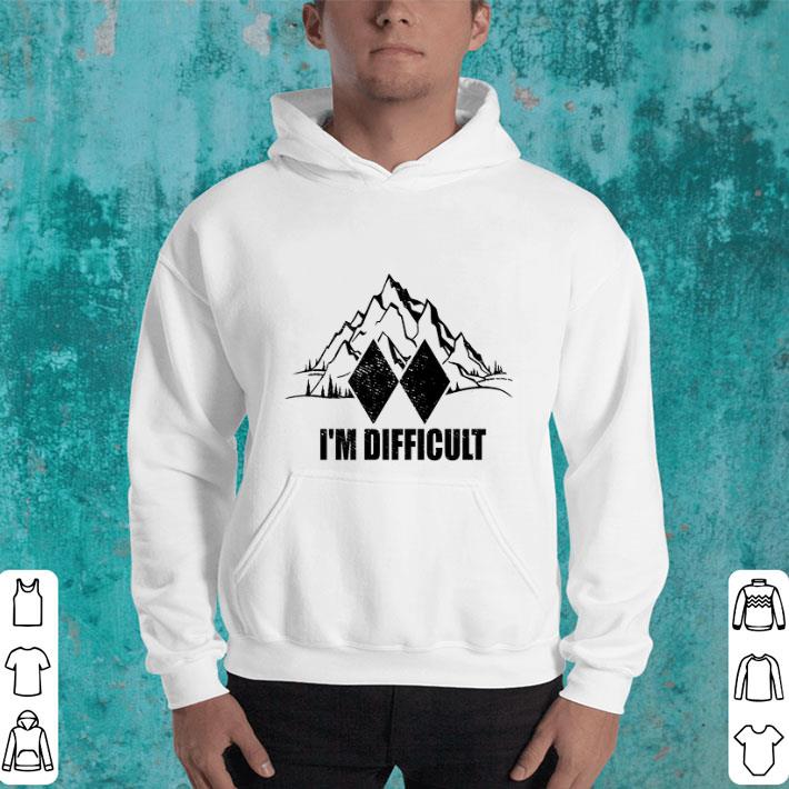 Awesome I'm Difficult Skiing shirt Awesome I m Difficult Skiing shirt 4 - Awesome I'm Difficult Skiing shirt