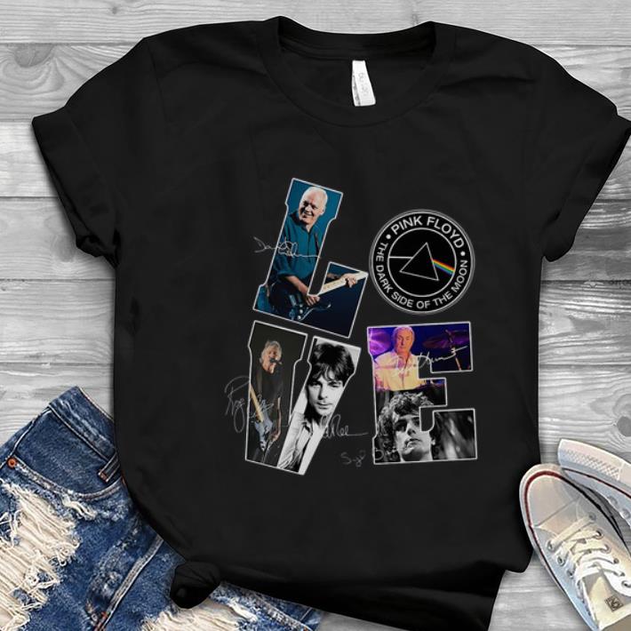 Great Love The Dark Side Of The Moon Pink Floyd Signatures shirt 1 - Great Love The Dark Side Of The Moon Pink Floyd Signatures shirt
