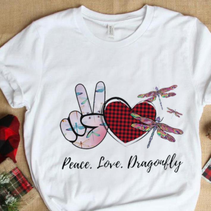 Great Peace Love Lucky Dragonfly shirt 1 - Great Peace Love Lucky Dragonfly shirt