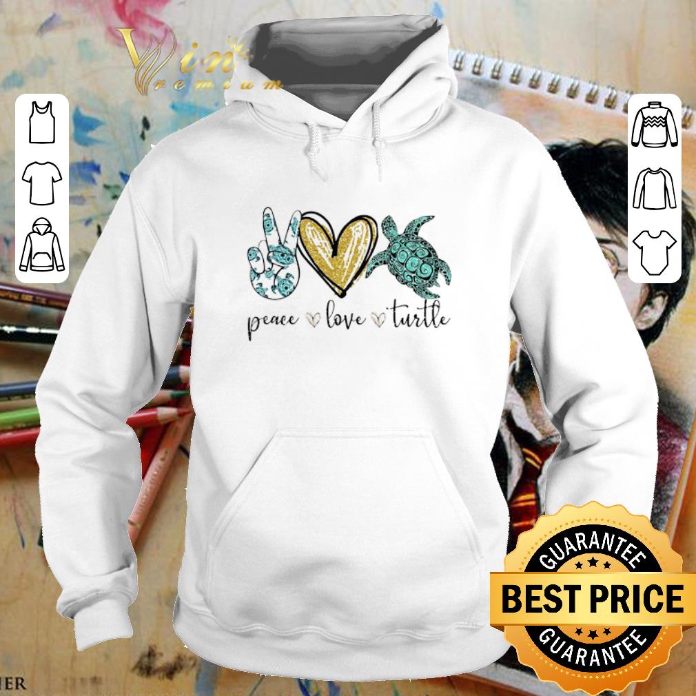 Pretty Peace Love Turtle shirt Pretty Peace Love Turtle shirt 4 - Pretty Peace Love Turtle shirt
