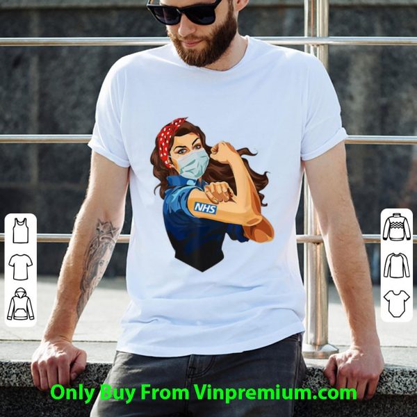 Awesome Strong Woman Tattoo NHS Covid-19 shirt