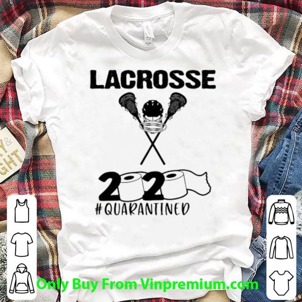 Original Lacrosse 2020 Face Mask #Quarantined Covid-19 shirt