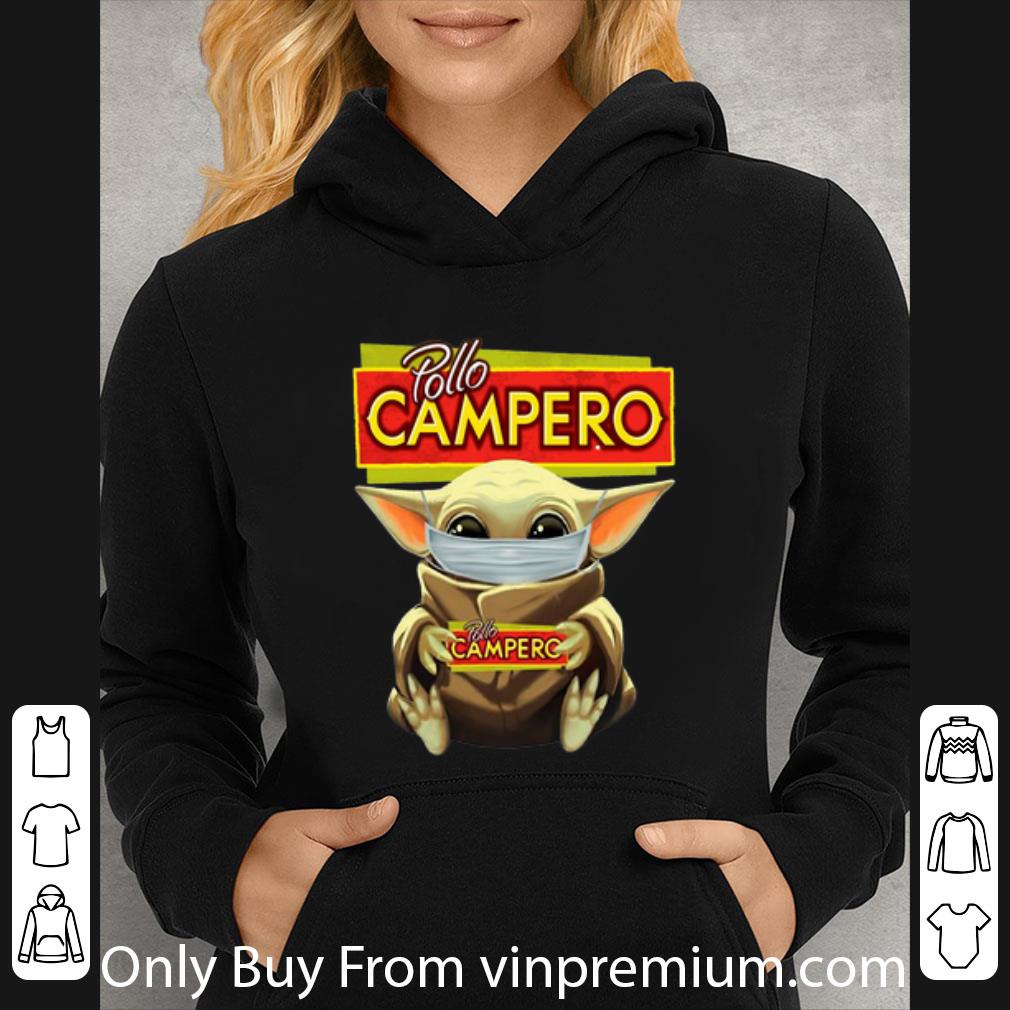 5d2e9d16 original star wars baby yoda face mask hug pollo campero shirt 4 - Original Star Wars Baby Yoda Face Mask Hug Pollo Campero shirt